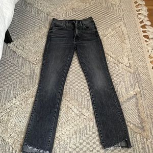 Mother size 24 High waisted Ankle Step Fray